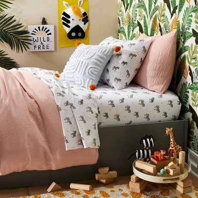 Seersucker Kids' Duvet Cover - Pillowfort™ 1 Seersucker Kids' Duvet Cover - Pillowfort™