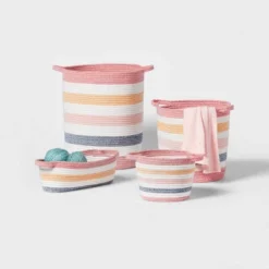 Striped Coiled Rope Kids' Storage Bin - Pillowfort™ 10 Striped Coiled Rope Kids' Storage Bin - Pillowfort™ -Pillowfort Kids Outlet Store GUEST 18fc3409 df85 4518 a061 53954e0e0439