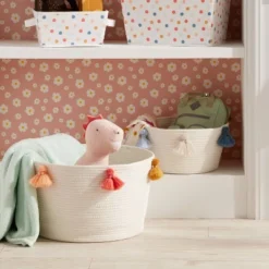 Kids' Coiled Rope With Tassels - Pillowfort™