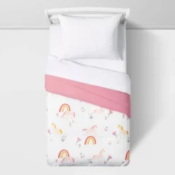 Unicorn Cotton Kids' Comforter Set - Pillowfort™ -Pillowfort Kids Outlet Store GUEST 35489fa4 132b 4ff4 bcff 0492fdf24e88