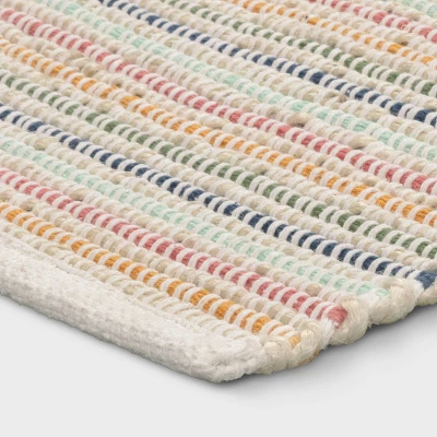 27"x45" Striped Ribbed Accent Kids' Rug - Pillowfort™ 3 27"x45" Striped Ribbed Accent Kids' Rug - Pillowfort™ - Image 3