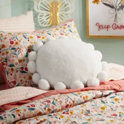 Floral Cotton Reversible Kids' Sham - Pillowfort™ -Pillowfort Kids Outlet Store GUEST 6071b594 f4bc 44ef a74a 0d66fd04e217