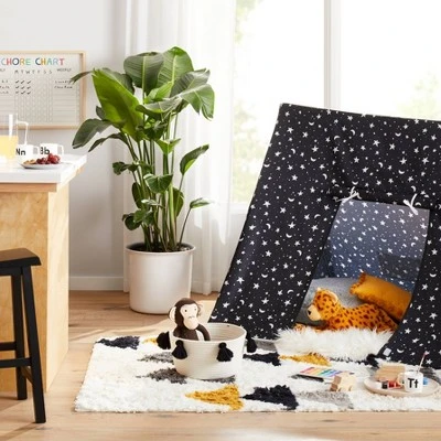 Kids' Coiled Rope Basket With Tassels - Pillowfort™ 1 Kids' Coiled Rope Basket With Tassels - Pillowfort™