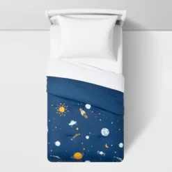 Space Cotton Kids' Comforter Set Navy - Pillowfort™ -Pillowfort Kids Outlet Store GUEST 6e7cd98e 7a35 4efc bb11 21aa72a97033 1