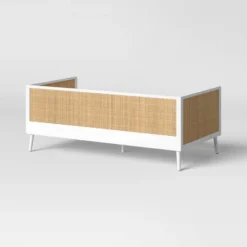 Rattan And Wood Kids' Daybed White - Pillowfort™ -Pillowfort Kids Outlet Store GUEST 8444560c 58cf 4c96 81de faa1dbba6859