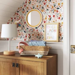 Two Tone Layered Circle Kids' Mirror White - Pillowfort™