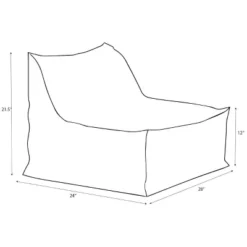 Armless Lounge Kids' Chair Gray - Pillowfort™ -Pillowfort Kids Outlet Store GUEST 966b9091 5c5b 4f7f 8216 3d51e3ee45b1