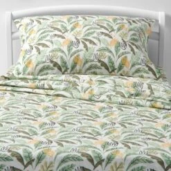Botanical Cotton Kids' Sheet Set - Pillowfort™ -Pillowfort Kids Outlet Store GUEST 9945b814 12f1 40af 920f 0335928c40a9