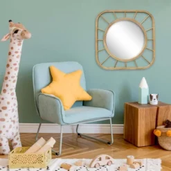 Bamboo Square Kids' Mirror - Pillowfort™ -Pillowfort Kids Outlet Store GUEST 99a249e2 98b5 435c a932 7b528c78c6c6