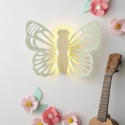 Butterfly Wood Lit Kids' Wall Decor Cream - Pillowfort™ -Pillowfort Kids Outlet Store GUEST b3cbb6e1 bc0c 4879 995b 9742aeb143db