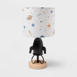 Spaceship Figural Kids' Table Lamp Black - Pillowfort™ -Pillowfort Kids Outlet Store GUEST b953c39f 7371 46a8 af8c cd9aba209288