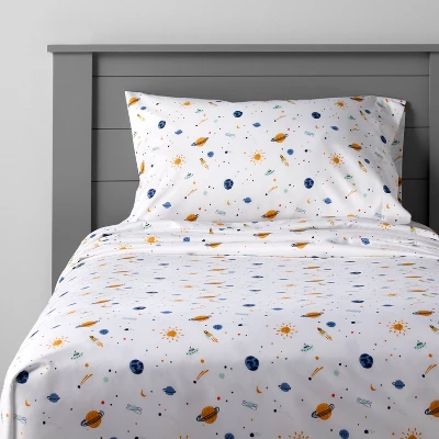 Space Microfiber Kids' Sheet Set - Pillowfort™ 3 Space Microfiber Kids' Sheet Set - Pillowfort™ - Image 3