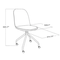 Rolling Kids' Desk Chair - Pillowfort™ -Pillowfort Kids Outlet Store GUEST c506529f 509a 4830 adac 351a76fbb9d6