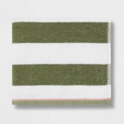 Striped Kids’ Towel Green With SILVADUR™ Antimicrobial Technology Green - Pillowfort™ -Pillowfort Kids Outlet Store GUEST d018da92 512a 49ee 8079 56bfb90617b9