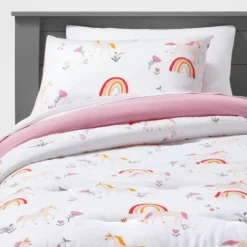 Unicorn Cotton Kids' Comforter Set - Pillowfort™ -Pillowfort Kids Outlet Store GUEST dd444604 f1f1 4a7b bea8 4764d530daf3