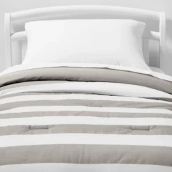 Toddler Rugby Striped Cotton Kids' Comforter - Pillowfort™ -Pillowfort Kids Outlet Store GUEST dfd37474 3199 4e89 bf8f 0a344386789b