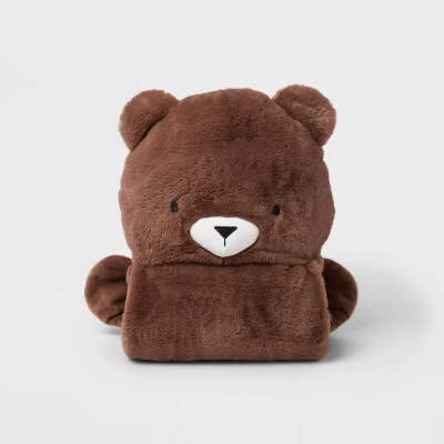 Bear Hooded Kids' Blanket - Pillowfort™ 2 Bear Hooded Kids' Blanket - Pillowfort™ - Image 2