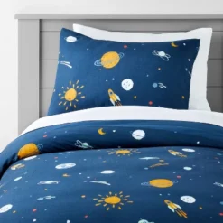 Space Kids' Duvet Cover Navy - Pillowfort™ 5 Space Kids' Duvet Cover Navy - Pillowfort™ -Pillowfort Kids Outlet Store GUEST f5b4f774 5c53 4a12 adab c48dd77dc512