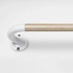 Blackout Kids' Curtain Rod Natural Wood/White - Pillowfort™ -Pillowfort Kids Outlet Store GUEST f86642de ab77 44ee b93d 8b481a4f4a58